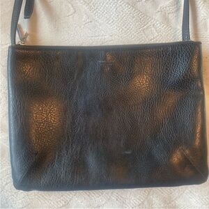 Matt & Nat Black Leather Crossbody Bag